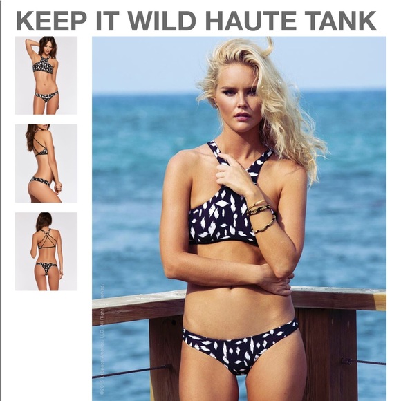 L*Space “Haute Tank” **NEW WITH TAGS** Blk & Wht - Picture 2 of 5